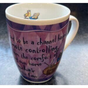 History & Heraldry Fine Porcelain Coffee Tea Mug "Armchair Sports Fan"